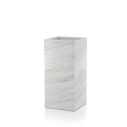 Porcelain Planters24 X 24 X 48 Calacata porcelain planters24 x 24 x 48 calacata